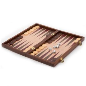 Malette Backgammon en bois