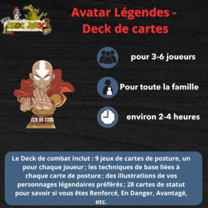 Avatar Légendes - Deck de cartes