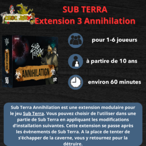 SUB TERRA - Extension 3 Annihilation