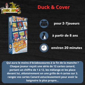 Duck & Cover (précommande sortie le 25/10)