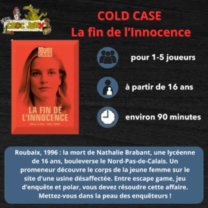 COLD CASE - La fin de l'Innocence