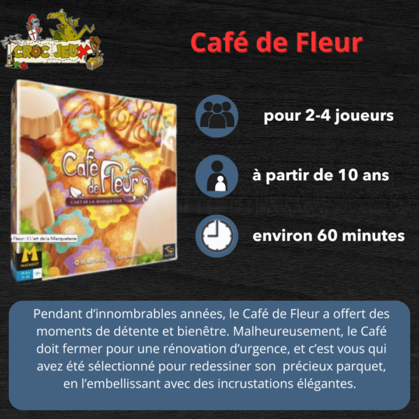 Café de Fleur - L'art de la Marqueterie