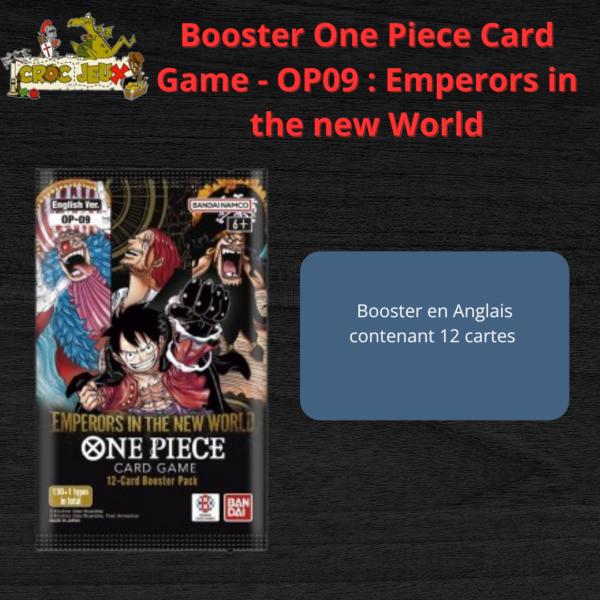 Booster One Piece Card Game - OP09 : Emperors in the new World