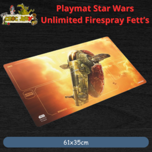 Playmat Star Wars Unlimited Passage en Vitesse Lumière Firespray Fett's (Précommande)