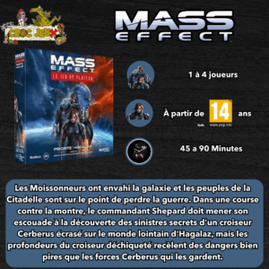Mass Effect jeu de plateau (précommande sortie le 12/09/2025)