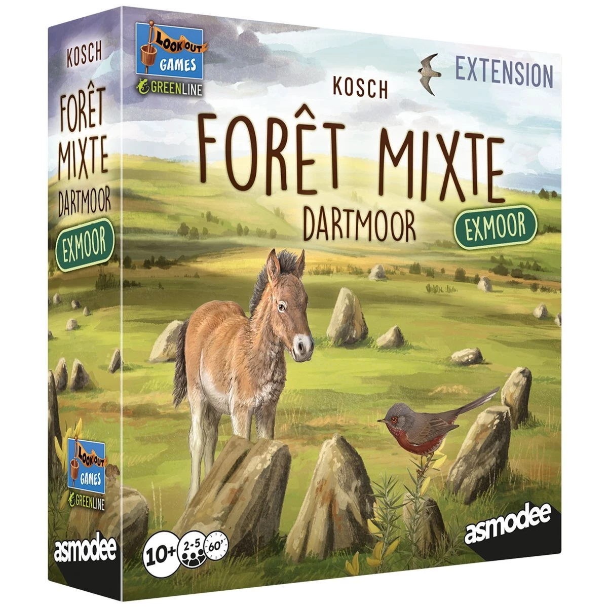 Forêt mixte : Dartmoor, extension Exmoor